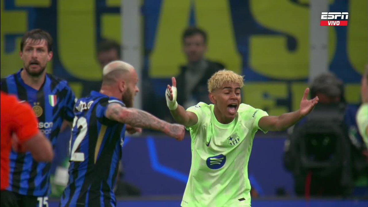 INTER NO LE DA ESPACIOS A LAMINE YAMAL. 📺 Toda la #UCL, por #DisneyPlus
