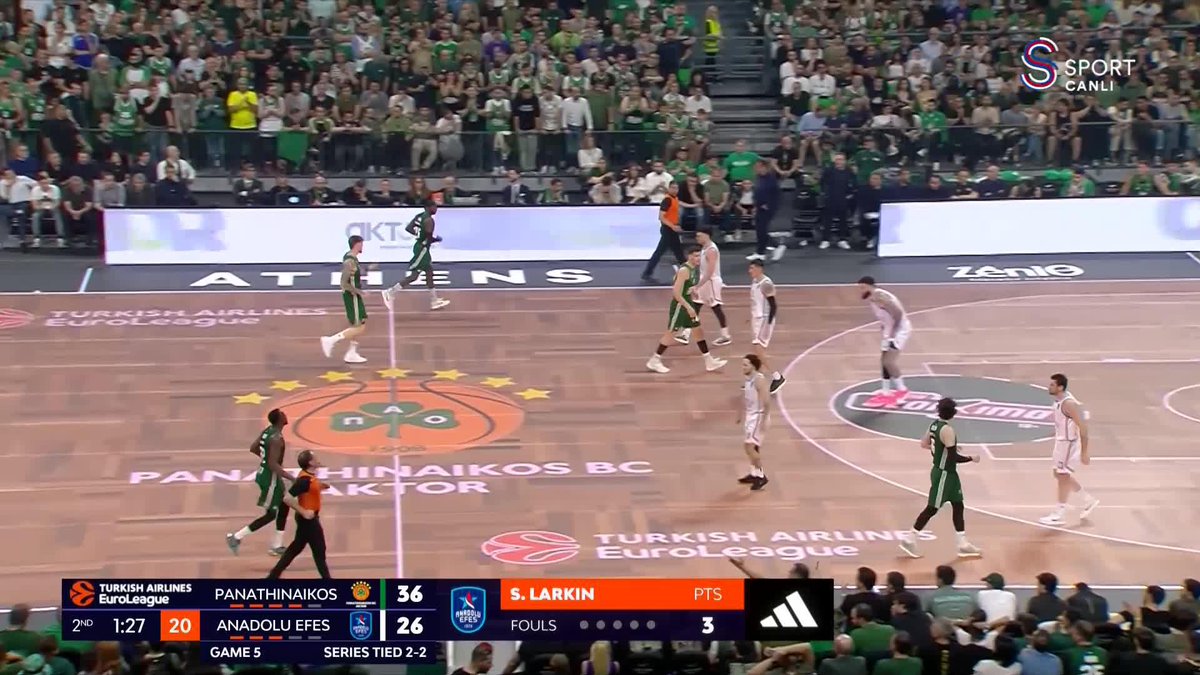 Shane Larkin turnikeyi bırakıyor, farkı 10 sayıya kadar indiriyoruz 🔥