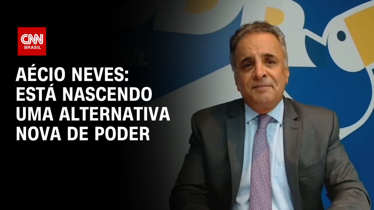 Aécio: Está nascendo uma alternativa nova de poder; assista #CNNBrasil360