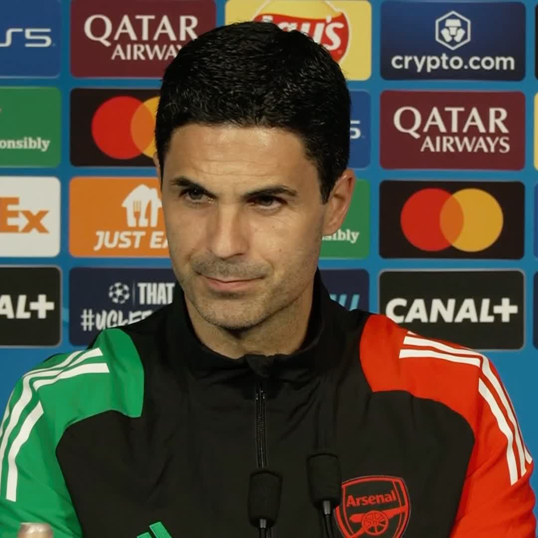 "We are here to make history" 🔥 Mikel Arteta remains optimistic that Arsenal can reach the Champions League final ahead of tomorrow’s semi-final second leg against PSG 🤝