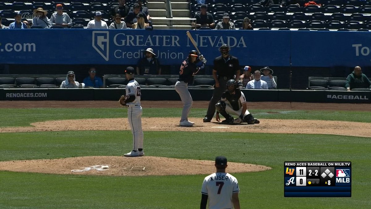 Ever seen a ball go 490 feet? CJ Alexander just sent one into orbit. #AviatorsLV