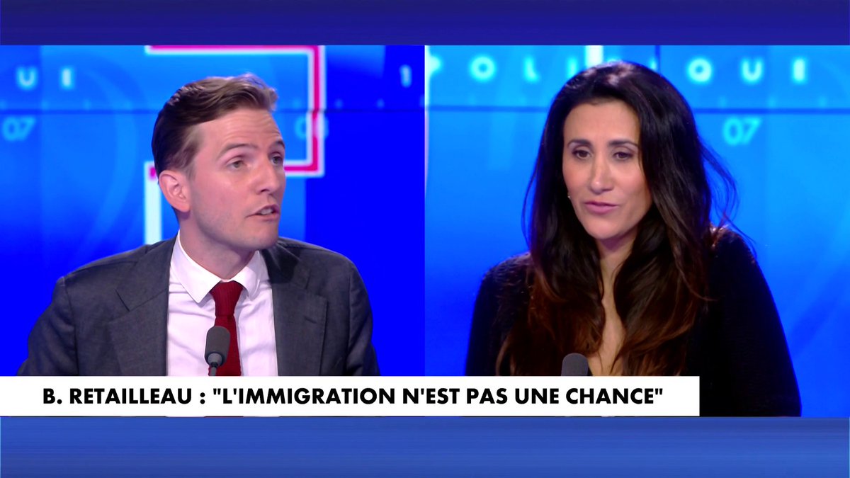 Selon Erik Tegner, l'immigration n'est pas une chance. Il est en désaccord avec Vanessa Edberg