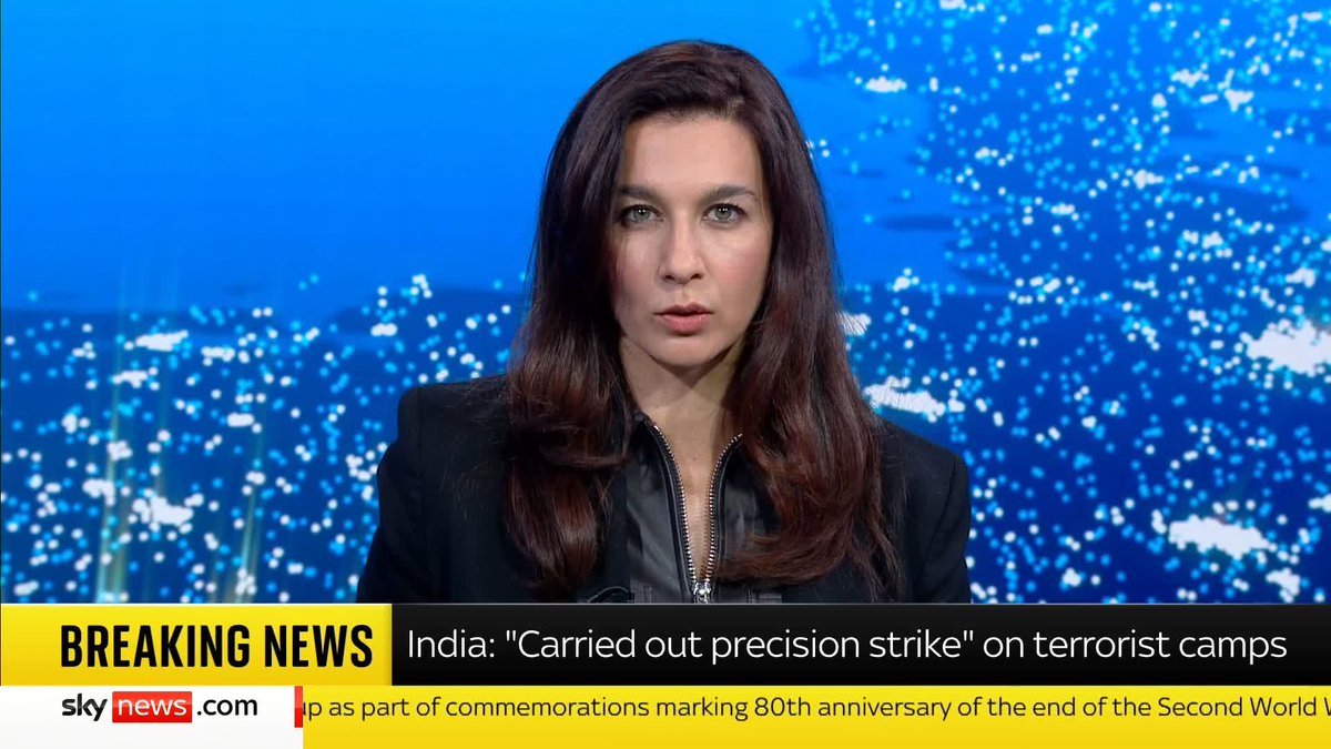 BREAKING: Pakistan security officials say that India has fired missiles across the border in three locations. India has confirmed that they have "carried out precision strikes" on "terrorist infrastructure" in Pakistan. 📺 Sky 501, Freeview 233 &amp; YT
