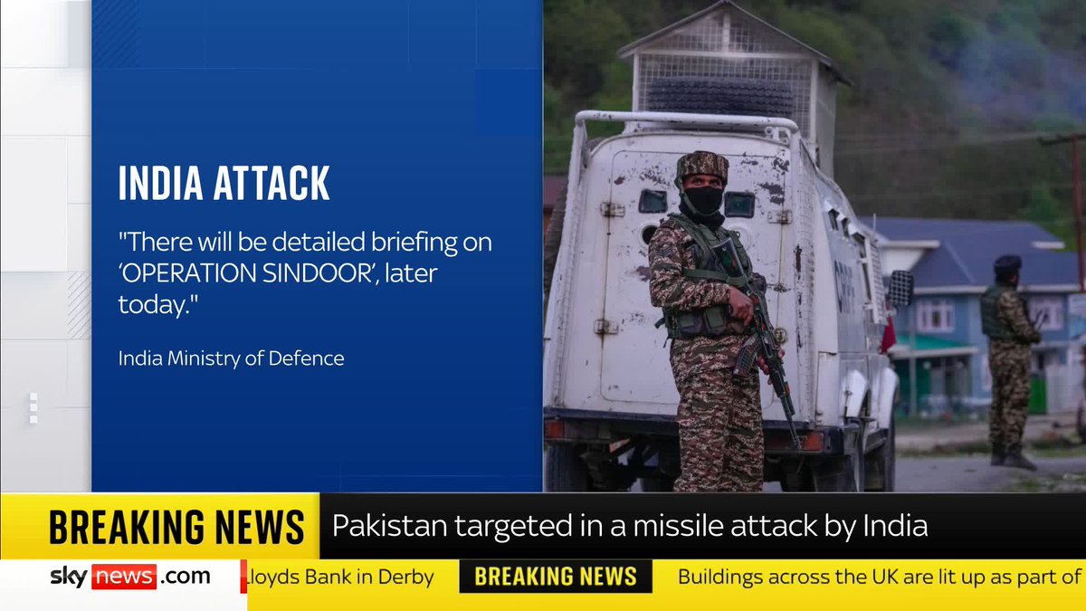 'PM Modi said they would go to the ends of the earth to punish the perpetrators' India reporter Neville Lazarus speaks to Yalda Hakim from New Delhi as Pakistan says it has been targeted in a missile attack by India. Latest ➡️ 📺 Sky 501