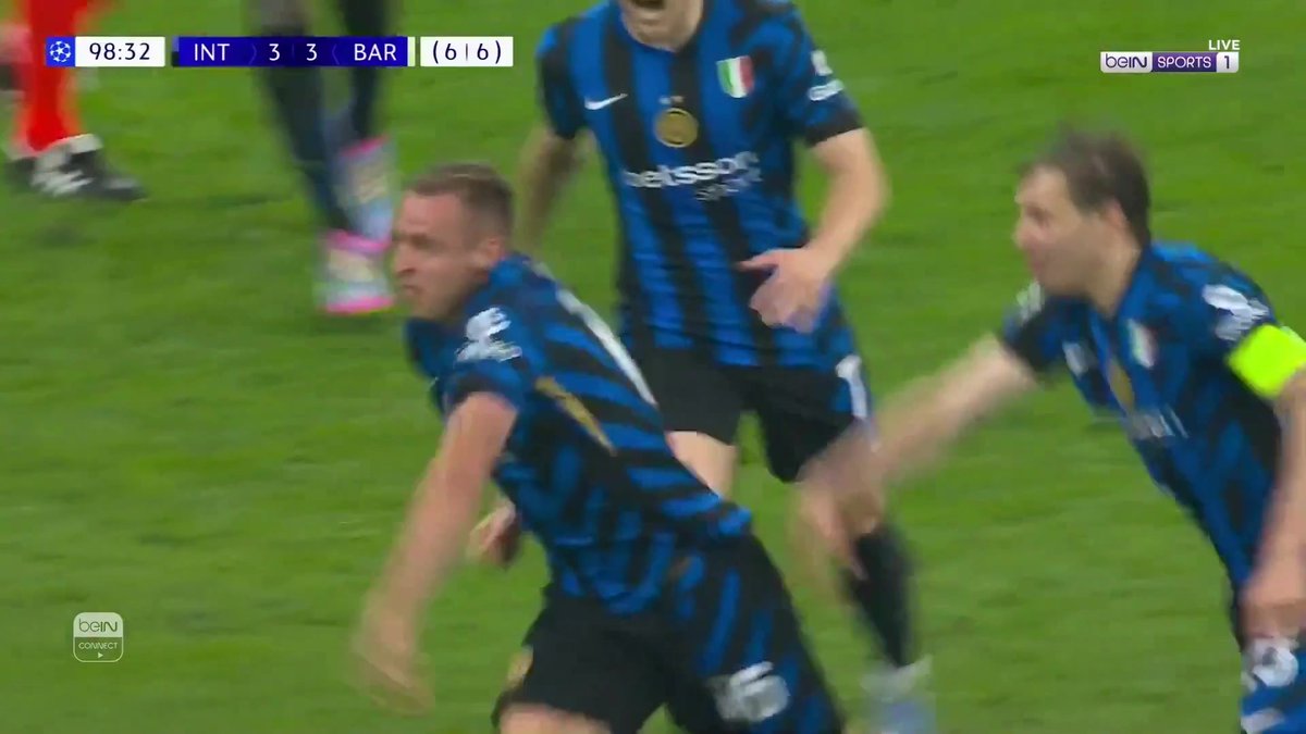 فراتيسي يعيد إنتر للمقدمة بعد تسديدة دقيقة #دوري_أبطال_أوروبا #انتر_برشلونة #UCL
