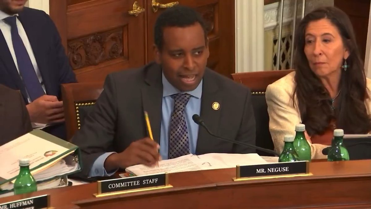 Rep. Neguse asks his Republican colleagues to debate him as crickets play and the committee sits in silence for almost 5 minutes