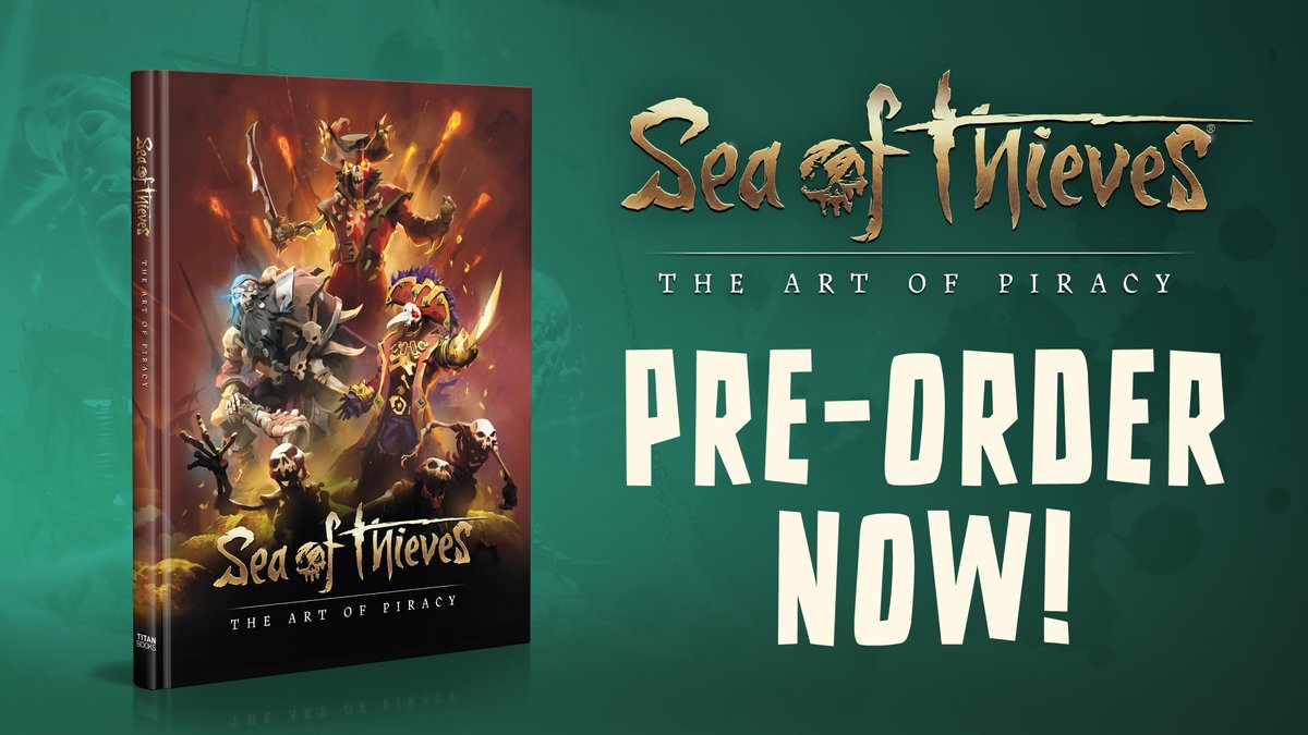 We've got a second art book on the way! Sea of Thieves: The Art of Piracy washes ashore on May 20th, full of previously unpublished concept pieces covering content that's been introduced over the years since launch. 🖼️ Learn more: