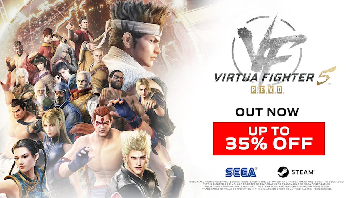 LAST CHANCE FOR THE BIGGEST SALE YET! 🏷️ SAVE UP TO 35% OFF VIRTUA FIGHTER 5 R.E.V.O. ON STEAM UNTIL 5/8!