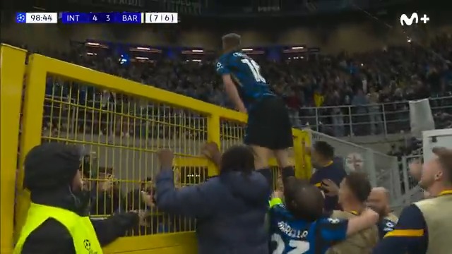Frattesi mete al Inter de Milán en la final con este tanto. #UCL #LaCasaDelFútbol