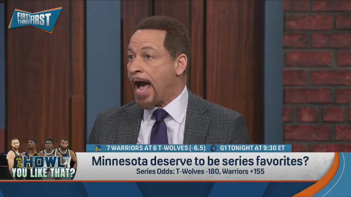 “If they get to the Finals, he will become, I think, the face of the league.” Chris Broussard is picking the Anthony Edwards-led Timberwolves in this series 👀