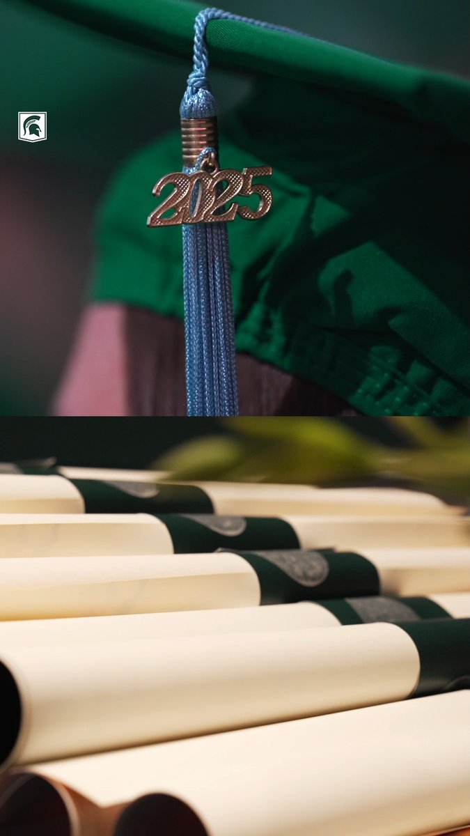 More than 100 Spartan student-athletes earned their degrees this weekend.🎓 Congrats, Class of 2025!