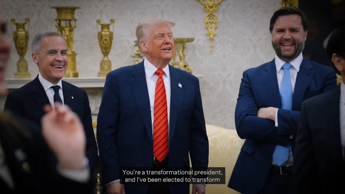 "It's a great honor to have Prime Minister Mark Carney with us. A few days ago, he won a very big election in Canada. And I think Canada chose a very talented person." –President Donald J. Trump 🇺🇸🇨🇦