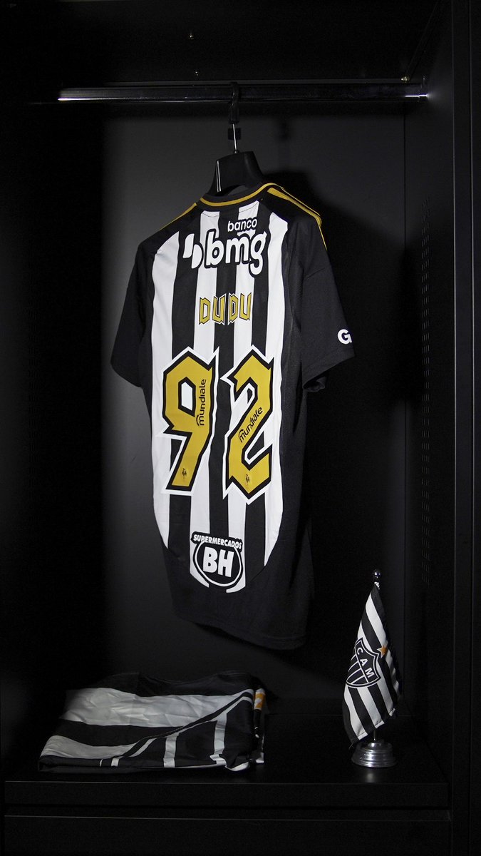 A Massa decidiu! 🫵🏽 Após 34.936 votos, Dudu é o novo camisa 𝟗𝟐 no Galo! 🐔