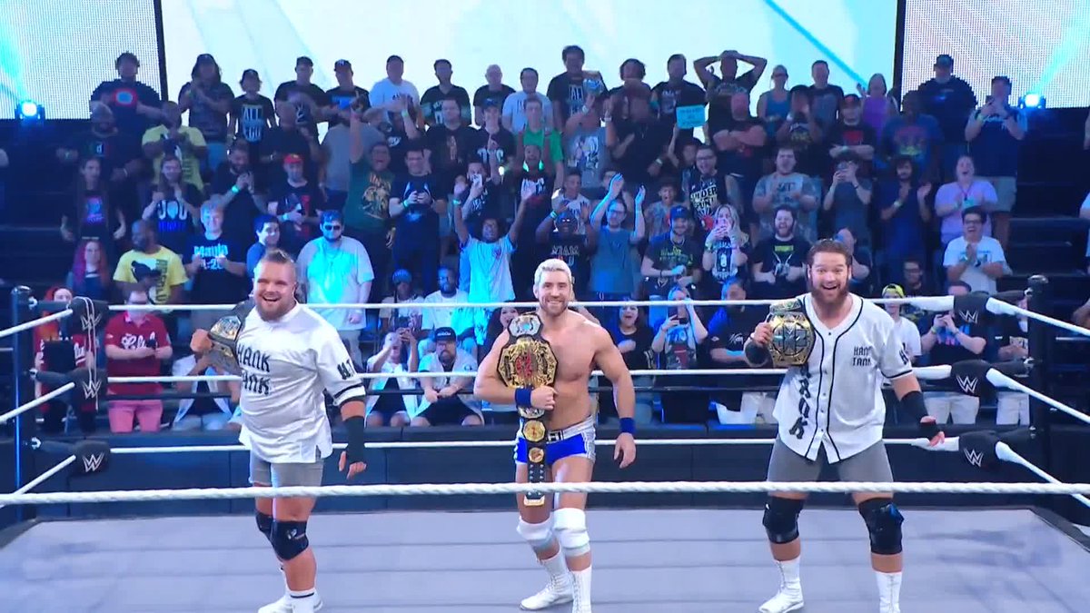 We believe! Hank Walker and Tank Ledger got the entrance down perfectly with Joe Hendry 😂 #WWENXT