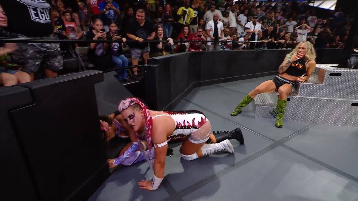 SPEAR THROUGH THE BARRICADE!!! #WWENXT