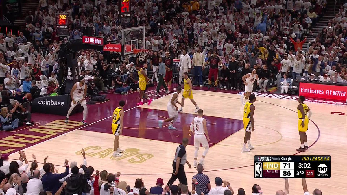 Jarrett Allen FLUSHES it with a clear runway 💥