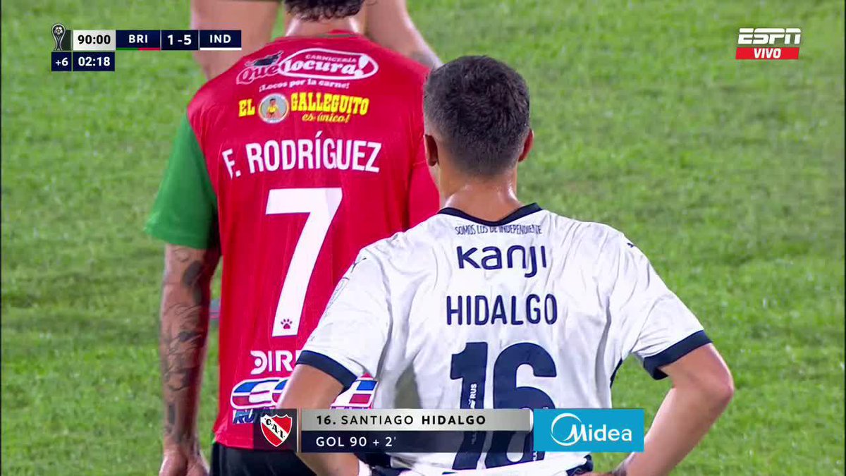 FINAL! Independiente derrotó 1-5 a Boston River y así queda el grupo A de la #Sudamericana 🏆: 1⃣🇵🇾Guaraní 8 (4PJ/+3) 2⃣🇦🇷Independiente 6 (4PJ/+2) 3⃣🇧🇴Nacional Potosí 4 (4PJ/-1) 4⃣🇺🇾Boston River 4 (4PJ/-4)