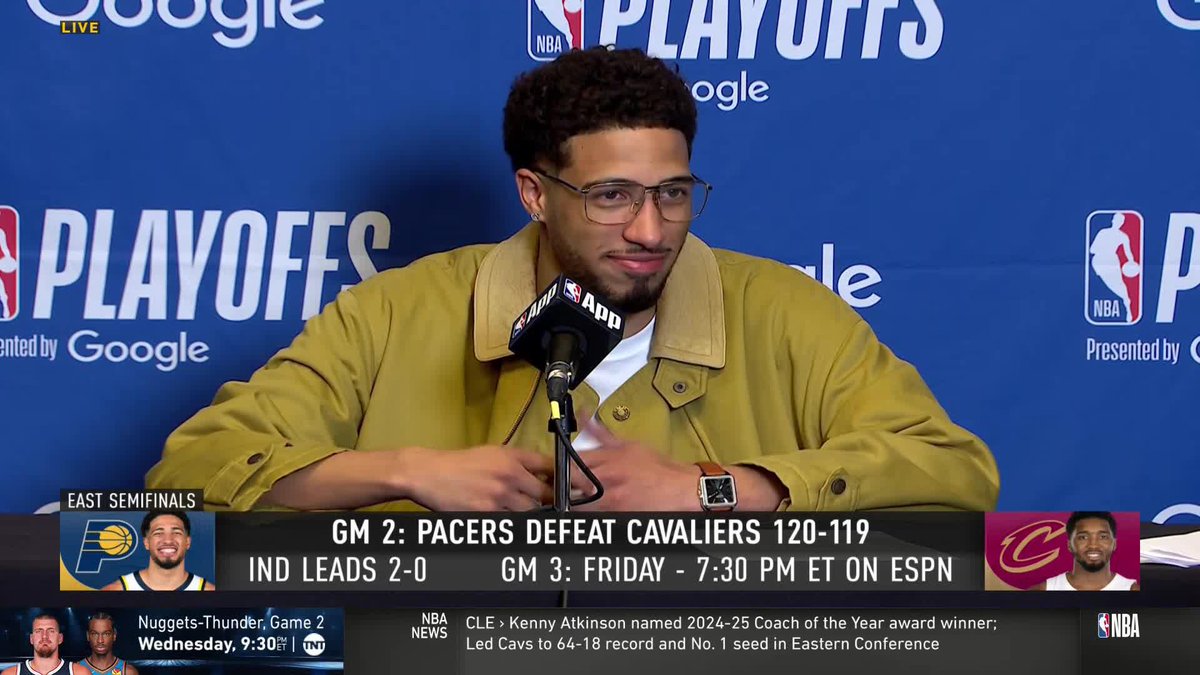 "I'm at peace with my game" ๐งโโ๏ธ Hali on keeping a level head and trusting his craft in clutch time ๐ช