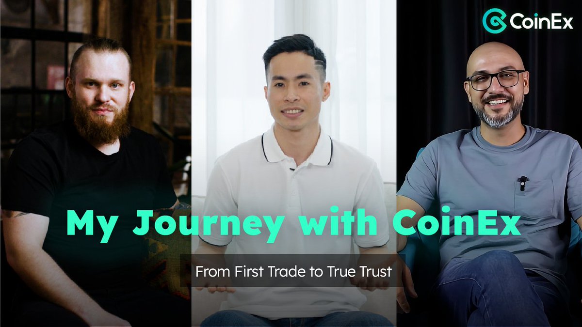 🚀 Every crypto journey has a story. We sat down with 3 inspiring KOLs to hear how #CoinEx helped them grow—from first steps to big wins. 🌱 More than a platform, we’re a community where traders & creators thrive. Watch & join! 👇 #MyJourneywithCoinEx