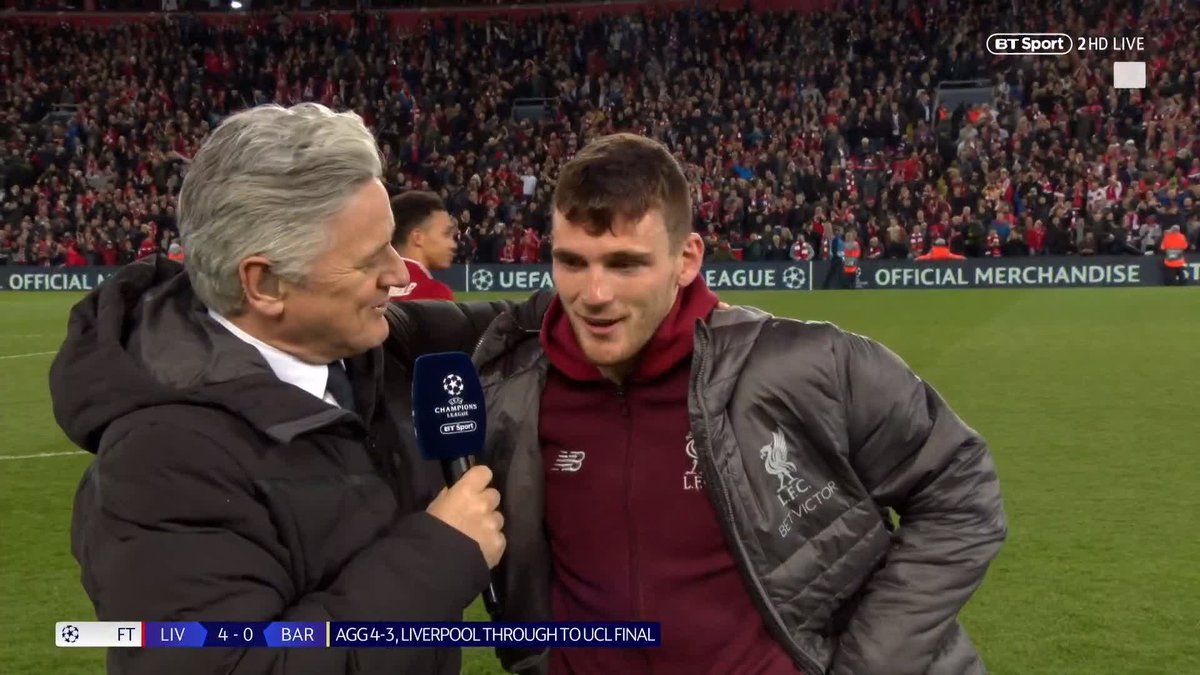 🗣️ “You had a running battle with Suarez and he took you out.” 😏 Robbo: “Yeah, but who's in the final?”