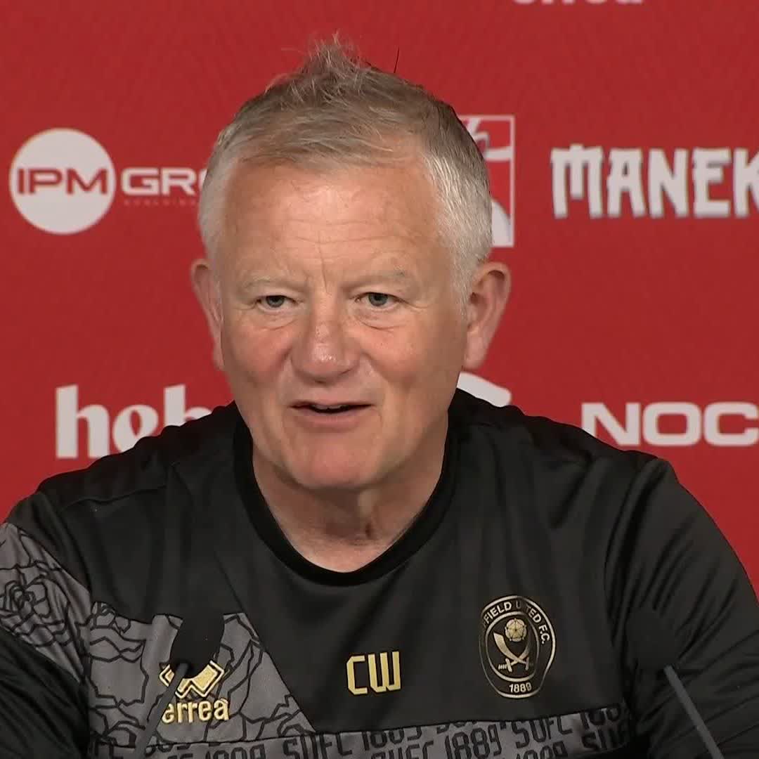 "I'd rather be sat on a beach somewhere" 🏖️ Chris Wilder speaks to the media ahead Sheffield United's first Championship play-off semi-final against Bristol City 🎙️