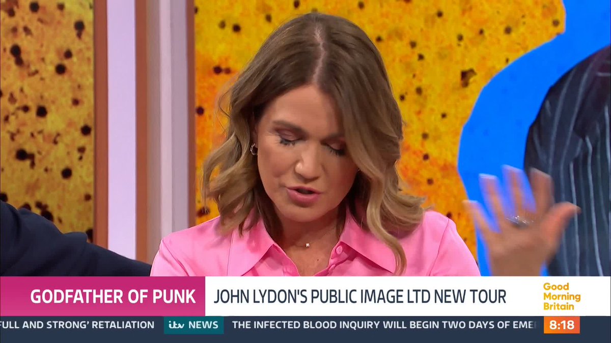 .Susanna Reid asks former Sex Pistol John Lydon about the controversial band Kneecap.