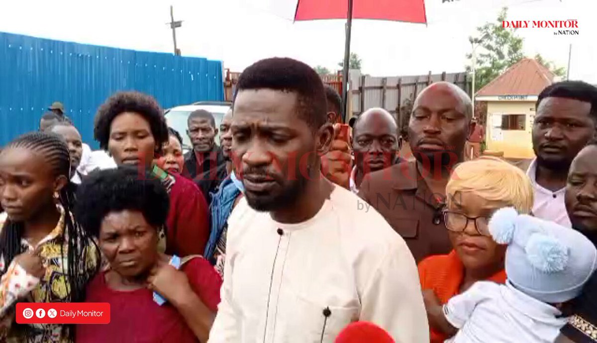 WATCH: “He is in a very terrible condition—he’s rotting away,” BOBI WINE after visiting his chief bodyguard, Edward Ssebufu, alias Eddie Mutwe at Masaka Prison. Ssebufu was abducted a week ago, tortured, and later dumped at Masaka High Court on Monday, where he was charged with multiple counts including robbery, assault, and malicious damage to property. #MonitorUpdates 📹: Gertrude Mutyaba