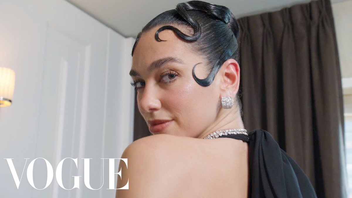 📹 | Vogue Magazine share a behind the scenes look at DUA LIPA getting ready for the 2025 #MetGala —