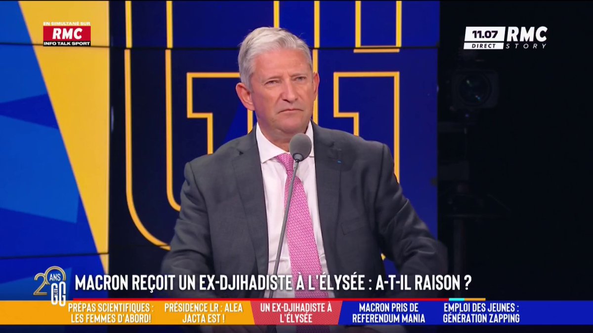 🇫🇷 Un ex-djihadiste à l’Élysée : Macron a-t-il raison de recevoir le nouveau président syrien ? 🗣️ Le ras-le-bol d'Emmanuel de Villiers : "La France n'est pas un paillasson, on doit avoir de la dignité. Il ne faut pas se coucher pour avoir le respect de n'importe qui." #GGRMC