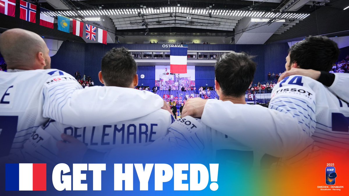 Get ready for Team France to bring their sharp skills back to #MensWorlds!💪🇫🇷 #IIHF Équipes de France Hockey 🏒
