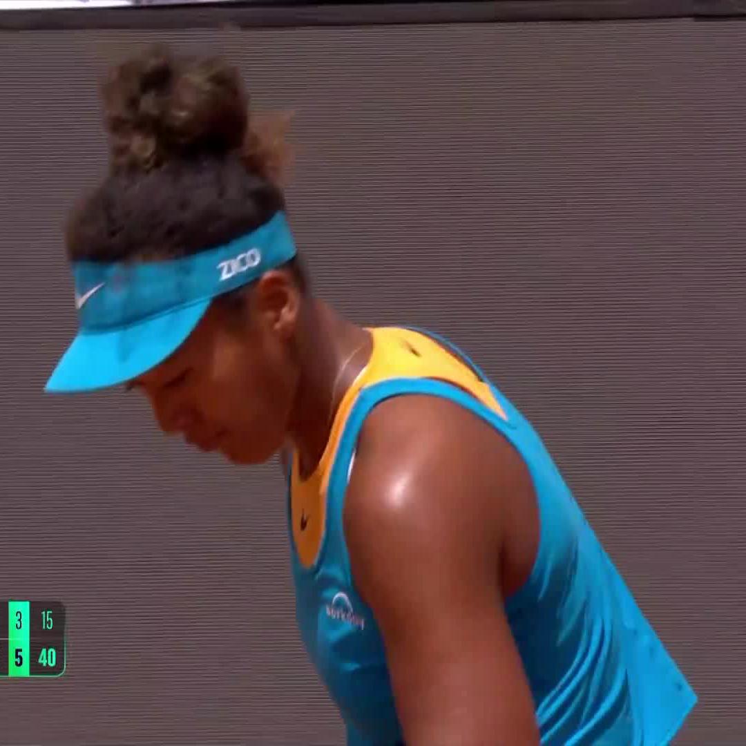 Straight sets success 🫡 NaomiOsaka大坂なおみ will face Badosa in the second round! #IBI25