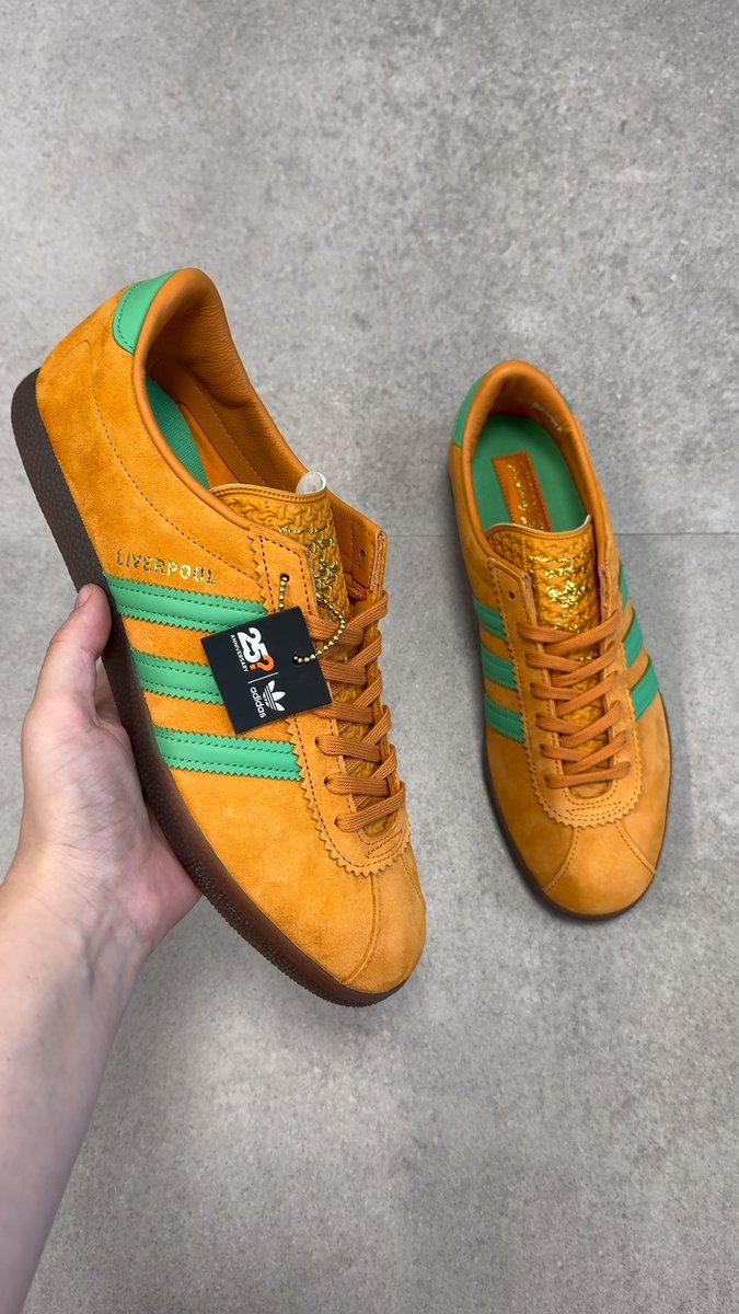 Let us know your thoughts on the in-hand look at our upcoming #adidasoriginals Liverpool 'Anniversary City Series' - #sizeexclusive👇