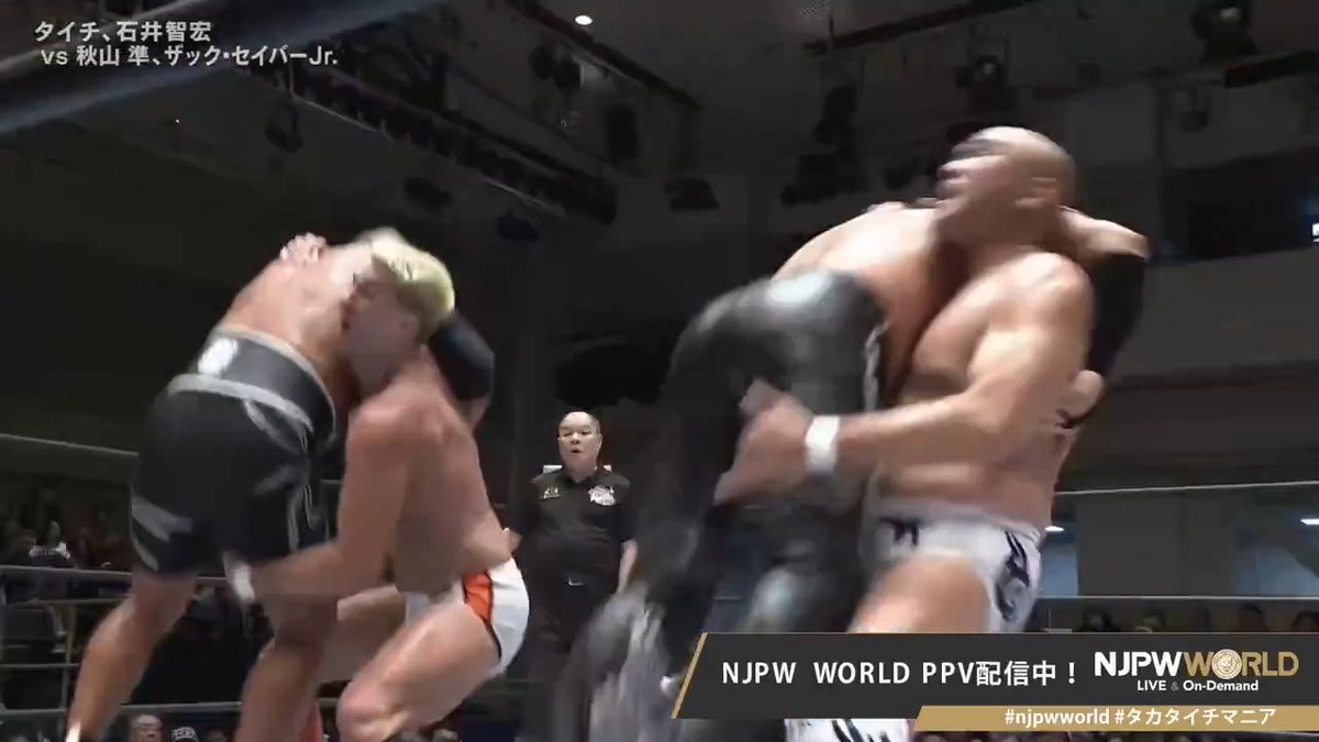 .秋山準［Jun Akiyama］ ＆ ZSJ. Ⓥ "Exploder" PPV⏩ #NJPW #njpwworld #タカタイチマニア