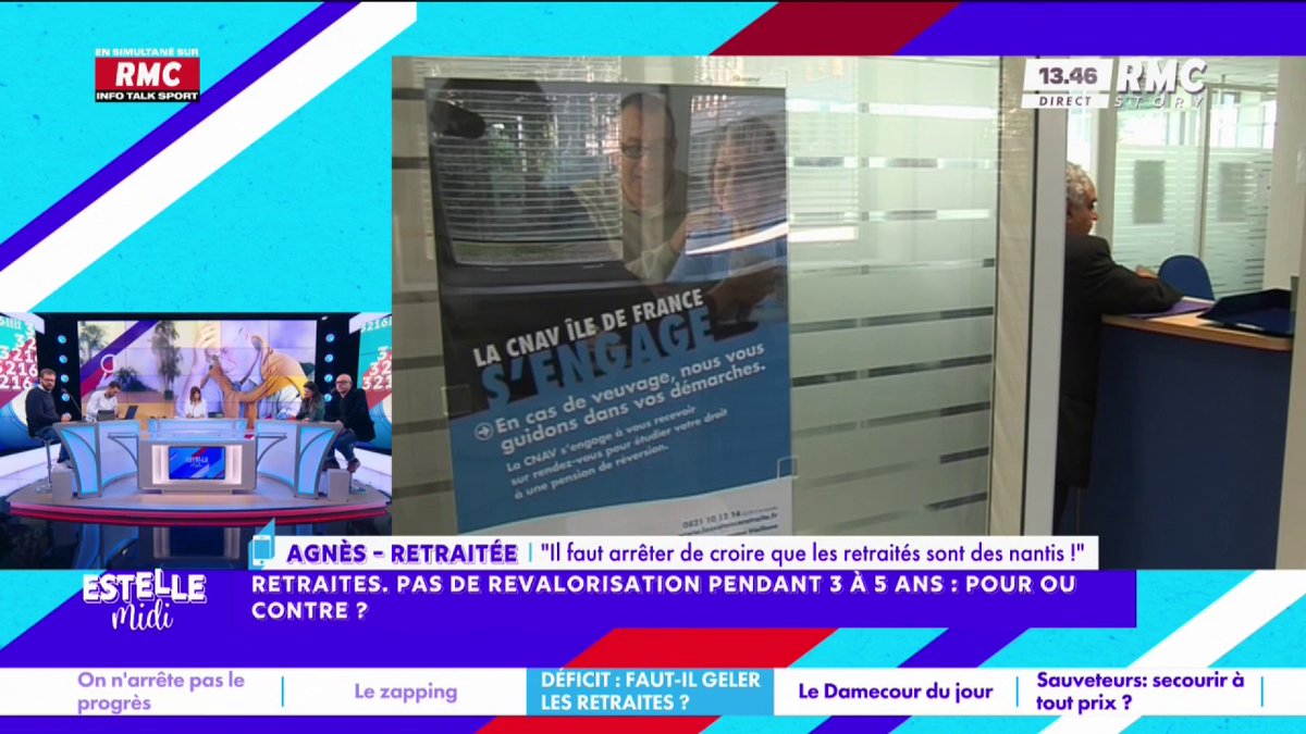 💶 Retraites : pas de revalorisation pendant 3 à 5 ans 📞 Agnès, retraitée : "Il faut arrêter de taxer les retraités ! On n'est pas tous en camping-car super sophistiqué comme on voit dans toutes les émissions ! J'aide mes enfants, mes petits-enfants..." #EstelleMidi