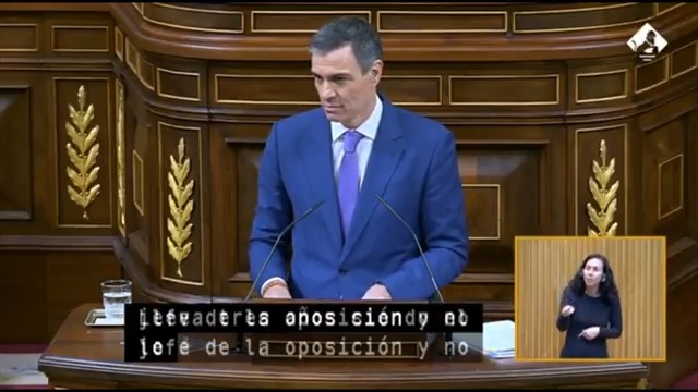 #EnDirecto | Sánchez a Feijóo: "Si para usted las 11 horas en las que España recibió electricidad de Francia son la prueba de que se necesitan nucleares, ¿entonces qué prueban los 280 días que España tuvo que enviar a Francia en 2022 para compensar el parón de las nucleares?"