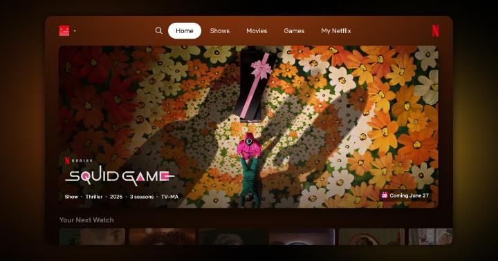 Netflix has a simpler and better look! With this new update, it’s the same Netflix you know and love, but the fresh design gives you more title information at a glance, so it’s easier to find something to watch. The new Netflix TV Experience will start rolling out to members later this month.