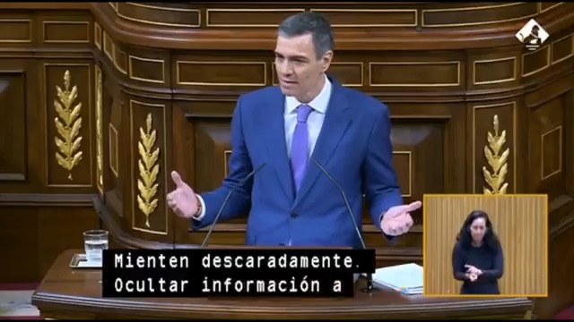 #EnDirecto | Sánchez a Feijóo: "Suba aquí y diga, si dijo que el 30 de octubre estuvo en contacto permanente con Mazón, cómo es posible que cuando entregó Mazón el registro de llamadas no hubiera ninguna llamada con usted. No hace falta que me responda, le hemos 'pillao'"