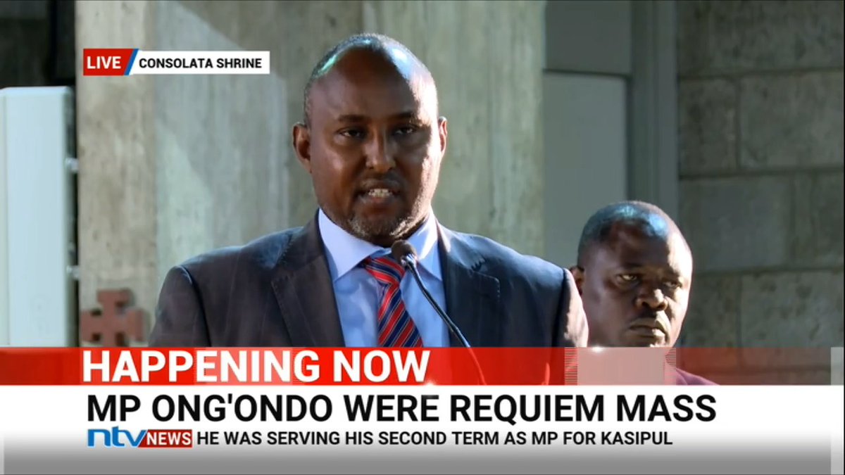 Junet Mohamed: People who celebrate the death of a leader, please stop it. Politicians are also fathers, husbands, and have families. If you have a problem with a politician, wait for the elections and deal with him then.