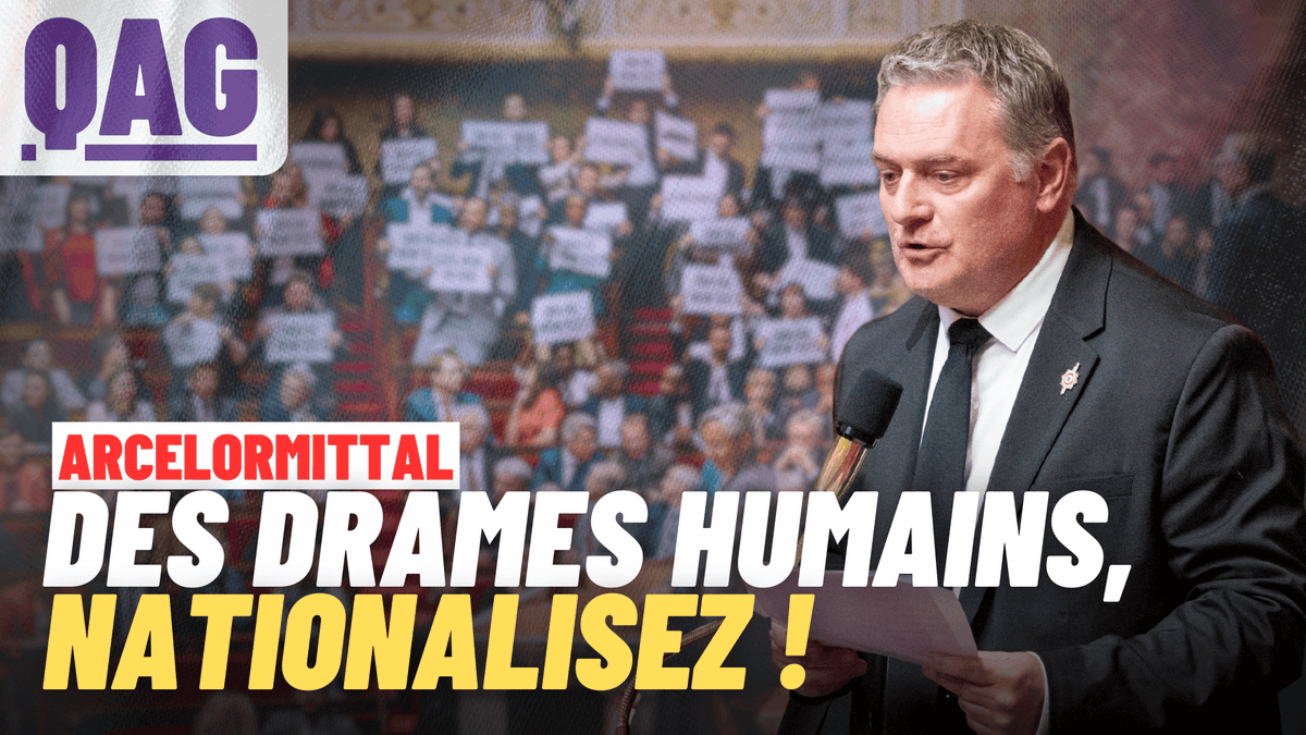 🔴🗣 « Votre dogmatisme est incapable de protéger notre industrie. Laisserez-vous ArcelorMittal délocaliser malgré tout l’argent public reçu ? Nationalisez ces usines pour sauver les emplois et les savoir-faire ! » - Laurent Alexandre
