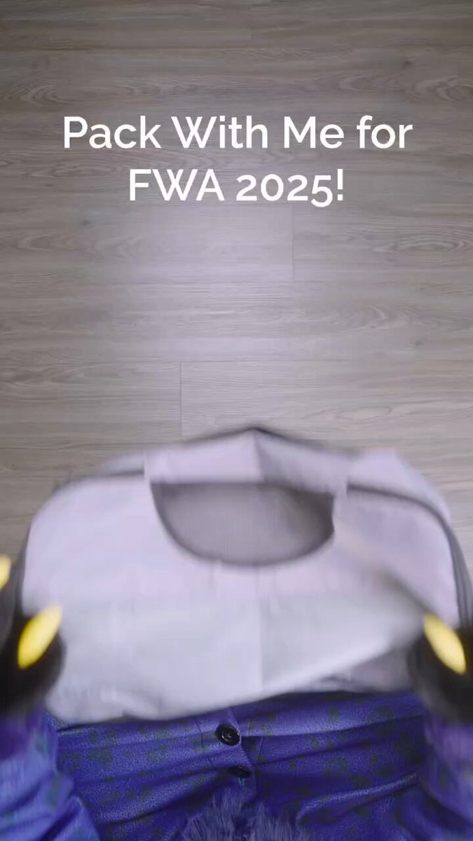 Let's pack for FWA 2025! Also, my fursuit turns two years old today! 🎉 #furryfandom #FWA2025