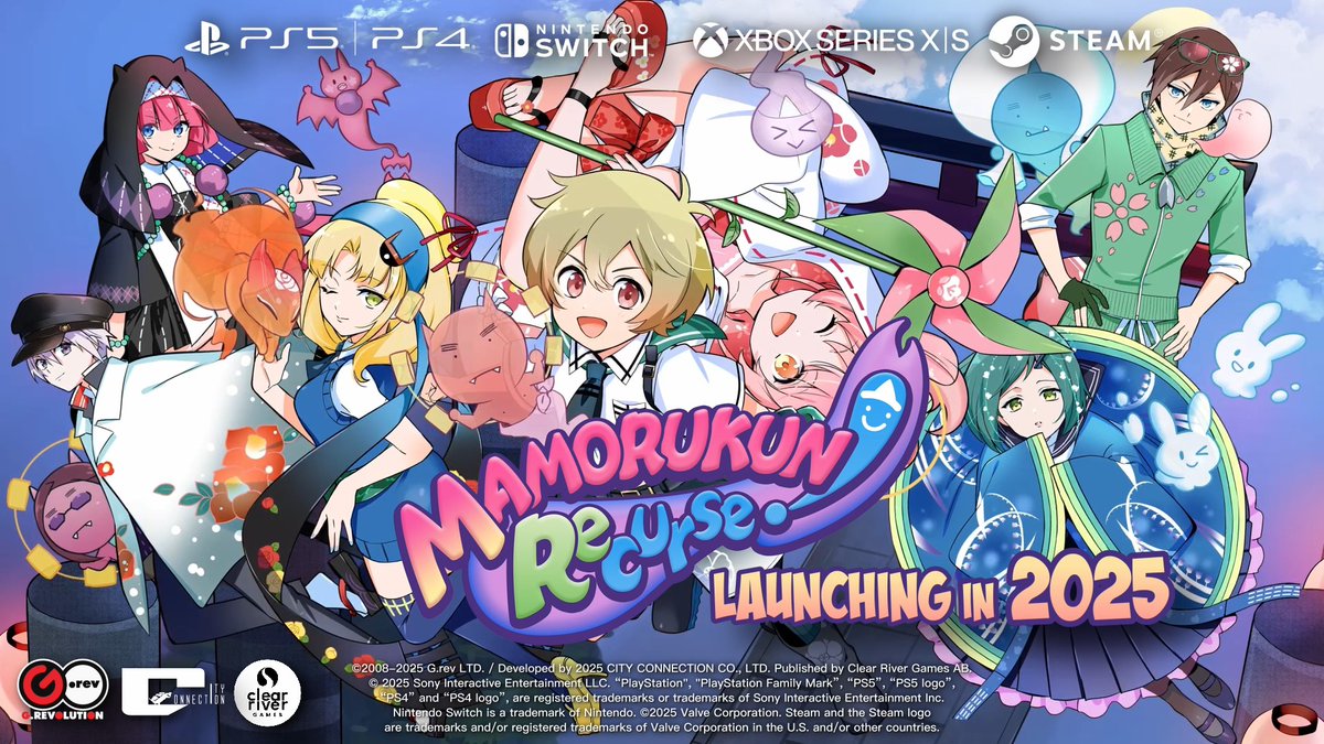 Announcing Mamorukun ReCurse! – Descend into The Netherworld in a charming, fast-paced cute ‘em up from CITY CONNECTION filled with adorable characters and deadly bullets! Coming soon with modern twin-stick controls, widescreen support, and all previously released DLC included!