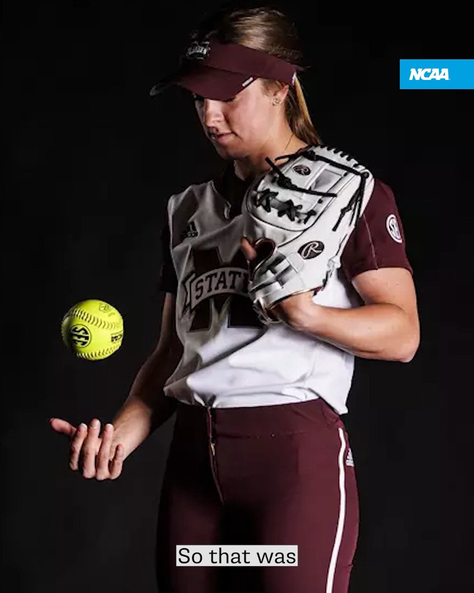 JUCO ➡️ team manager ➡️ Mississippi State Softball Kat Wallace turned service into a roster spot — and made her Southeastern Conference dream a reality. 💫 @ncaasoftball x #NCAASoftball