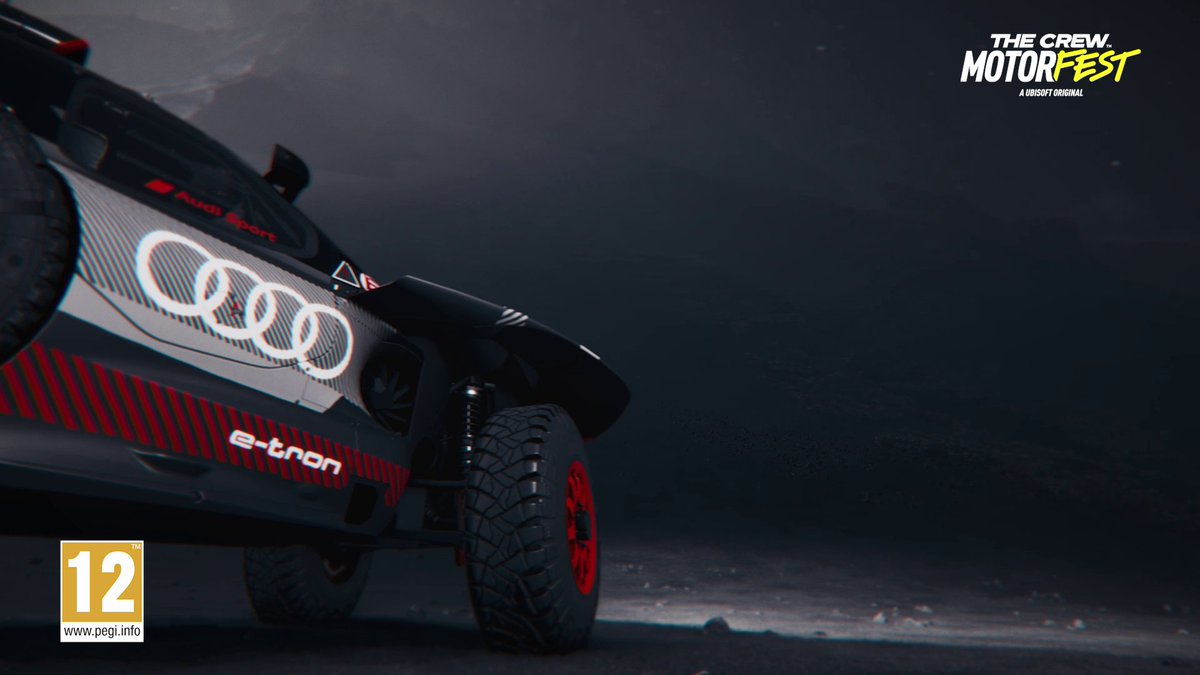 The Audi RS Q e-tron, born from the Dakar! 🏜️ Electric, unstoppable, and ready to take on any challenge. Now available in #TheCrewMotorfest