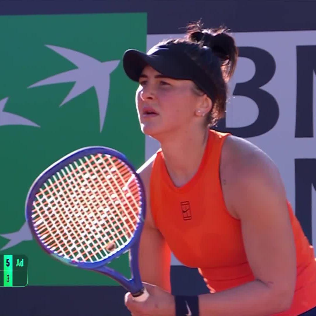 Smashing finish 💥 After a focused performance, Bianca defeats Urgesi 6-0, 6-3! #IBI25