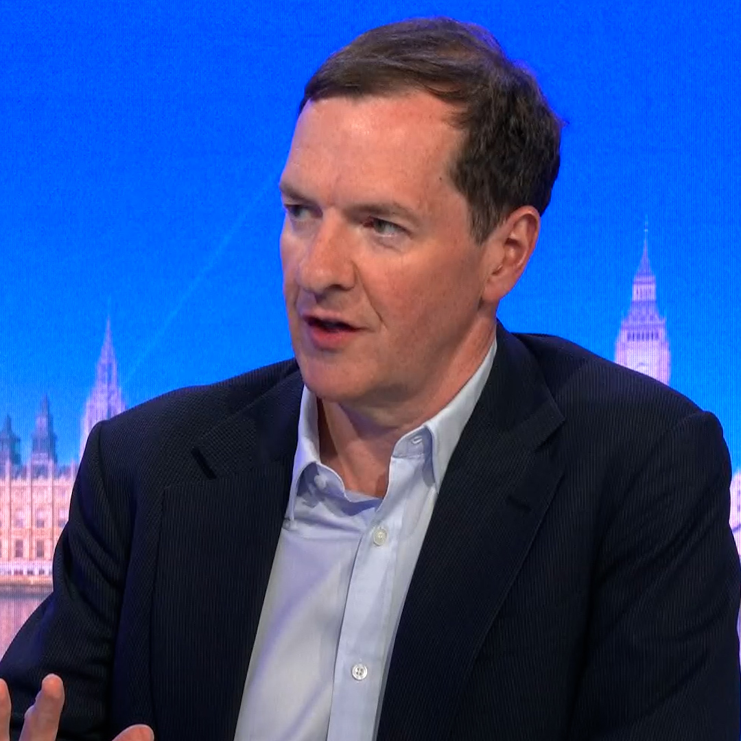 'If you want Nigel Farage, why not have Nigel Farage?' Despite Reform’s rise and dire Conservative poll numbers, George Osborne tells Andrew Marr it’s not time to ‘chase Farage’s tail’, noting a decade of the Tories' failed attempts to copy UKIP and the Brexit Party.