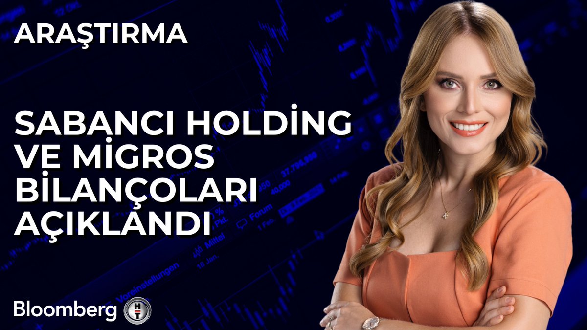 📍 Sabancı Holding 1. çeyrekte 3,1 milyar TL zarar beklentisine karşı 2,94 milyar TL zarar açıkladı. 📍 Migros'un 1. çeyrekte net kârı 304 milyon TL beklentisine karşı 981 milyon TL oldu. Bloomberg HT Araştırma Analisti Sevcan Ersözlü (Sevcan Ersözlü) aktardı.