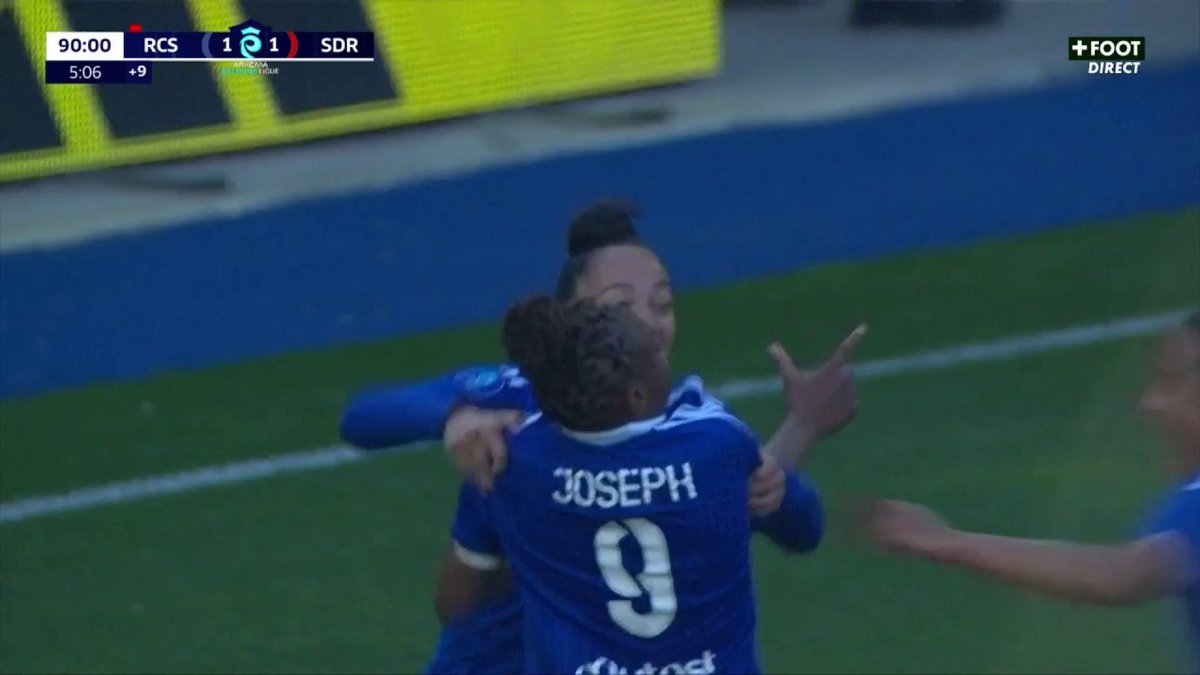 LE MAINTIEN POUR LE RCSA 💥 À la 95ème minute, Strasbourg décroche son maintien grâce à Liana Joseph alors que les Alsaciennes évoluaient à 10 depuis la 55ème minute 😳 #ArkemaPL