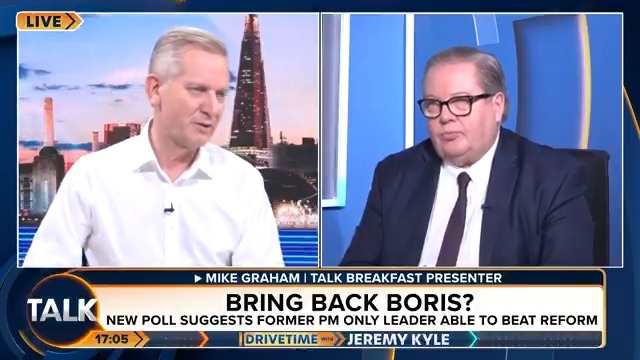 Mike Graham blames Boris Johnson for the advent of Net Zero in the Conservative Party. "He was a great believer in Net Zero." Mike Graham 🇬🇧
