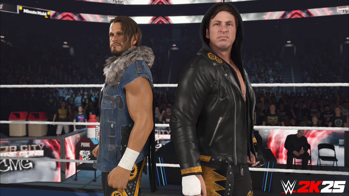Motor City Machine Guns are in the building, bringing their high-speed, high-flying, and hard-hitting style to #WWE2K25, debuting in the New Wave Pack on May 14! #FirstLook chriSabin @Lx $helley Grab the Season Pass today!