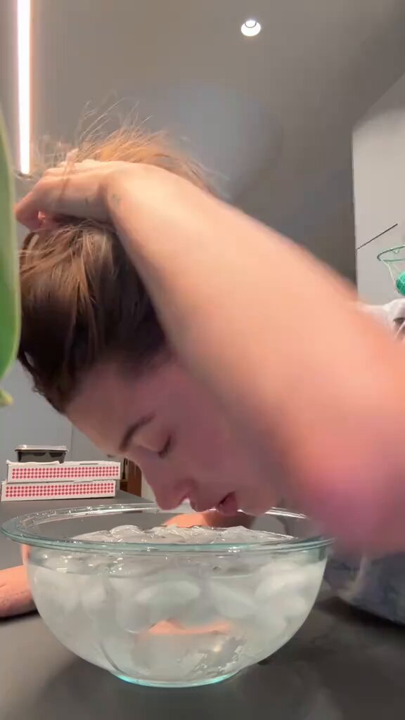 Justin Bieber wife shares bizarre skincare routine before she went to the Met Gala. Hailey Bieber filmed herself dipping her face in a bowl of ice as part of her beauty routine to attend the gala, which costs $75,000 per ticket.